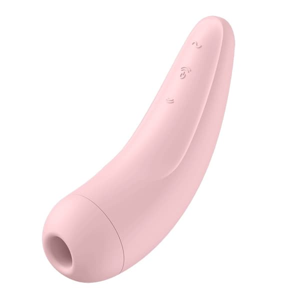 Kurver 2+ Berøringsfri suge-vibrationsstimulator Pink