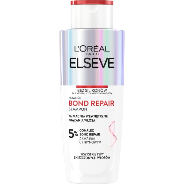 L'Oreal Paris Elseve Bond Reparation Styrkende Shampoo til Indre Hår, 200ml