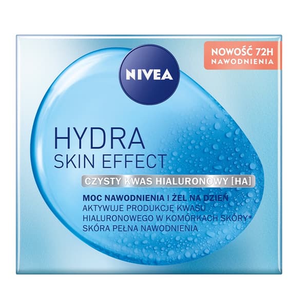 Fugtgivende gel fra Nivea Hydra Skin Effect til daglig brug, 50ml