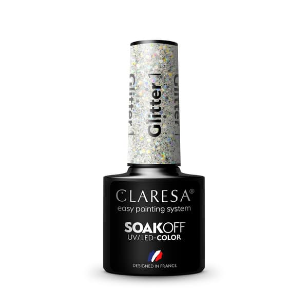Claresa Glittrig Soak Off UV/LED Hybrid Nagellack 1,5g