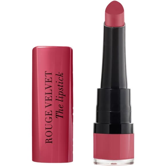 Mattapintainen Ruusunpunainen Lumo: Bourjois Rouge Velvet Huulipuna sävyssä 03 Hyppink Chic, 2.4g