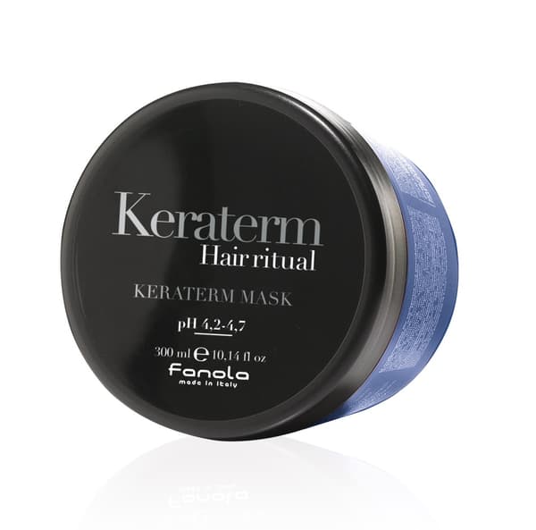 Fanola Keraterm Hårritual Keratinmask, 300ml/Redo ditt hår med naturlig styrka och återfuktning. En professionell keratinmask för intensiv vård och gl