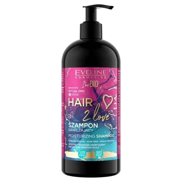 Eveline Cosmetics Hair 2 Love Återfuktande Schampo, 400 ml