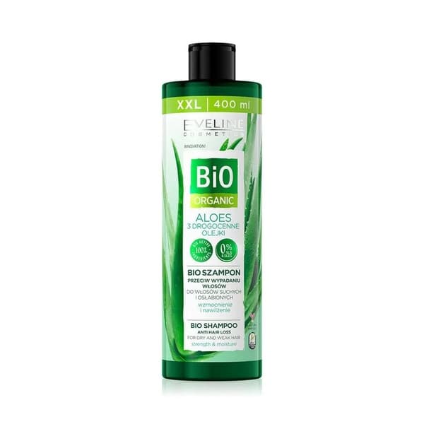Anti-Hair Loss Shampoo med Aloe Vera, Stärkande Formel, 400ml