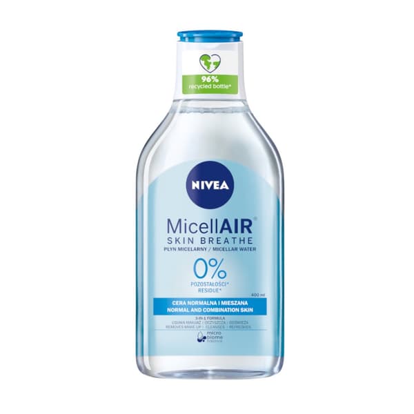 Nivea MicellAir Renande Ansiktsvatten för Normal och Blandhy, 400ml