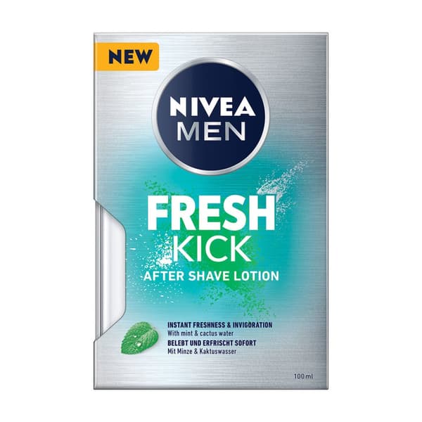 Nivea Men Frisk Spark Opfriskende Barberingsvand, 100ml - Nærende og opfriskende barberingsritual for mænd.
