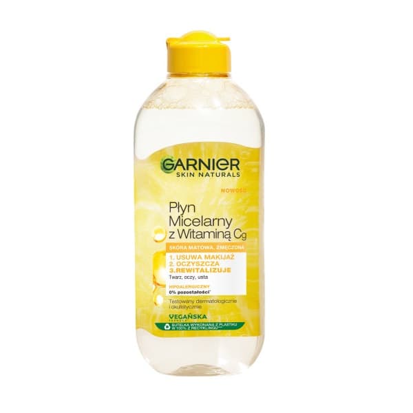Garnier Skin Naturals Micellær Vand med Cg Vitamin, 400ml.