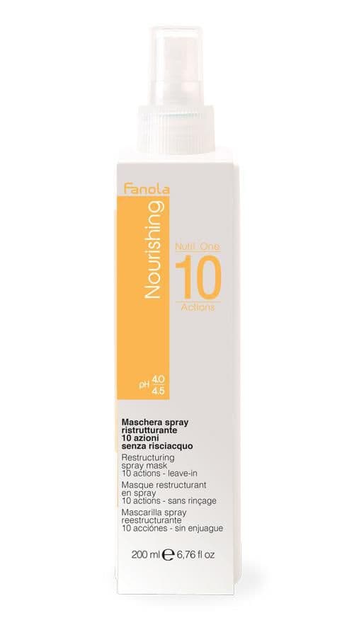 Fanola Intensiv Näringsmask med Spray för Torrt Hår, 200 ml