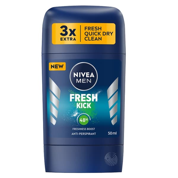 Nivea Herr Frisk Kick Deodorant Stick, 50 ml