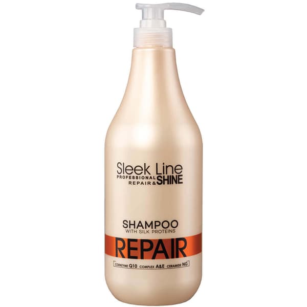 Korjaava Silkkishampoo 1000ml - Stapiz Sleek Line