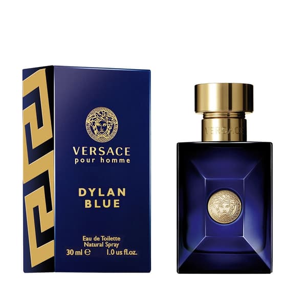 Versace Pour Homme Dylan Blue Eau de Toilette, 30ml: Parfymerad med noter av frisk bergamott, aromatiskt ambroxan och träig patchouli. Idealisk för de