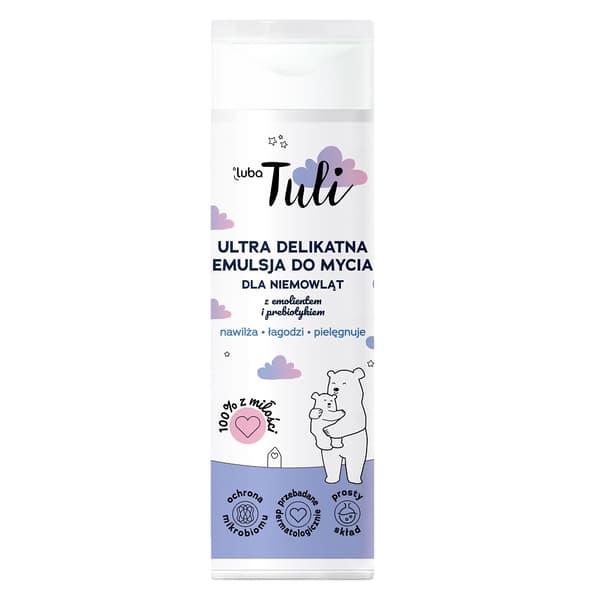Vauvan Puhdistusemulsio Prebiooteilla, 250ml - Lasten ihonhoito ammattilaisilta