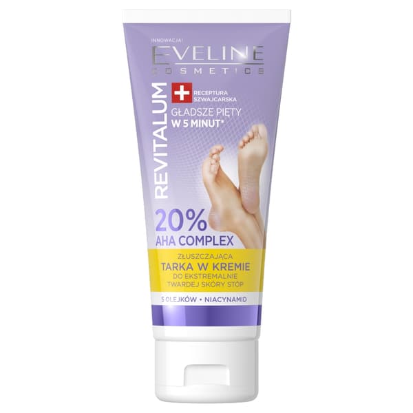 Eveline Cosmetics Revitalum Fodfilende Tørre Creme Til Fødder, 75ml