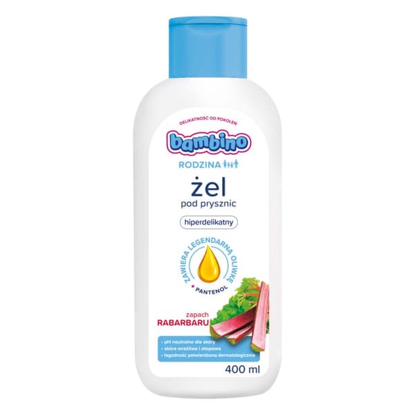 Barn Familie Helt Overdådig Rabarber Dusjgel, 400ml
