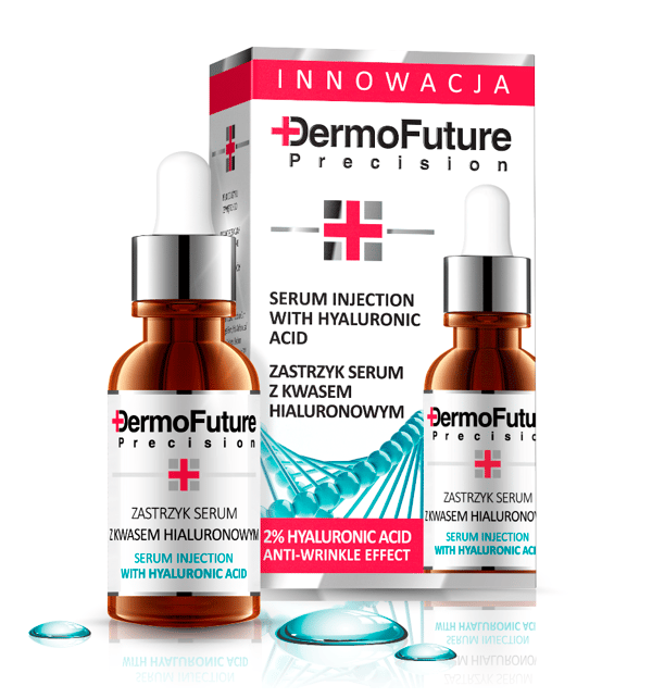 Dermofuture Serum Injektion Behandling til ansigtet med hyaluronsyre, 20 ml.