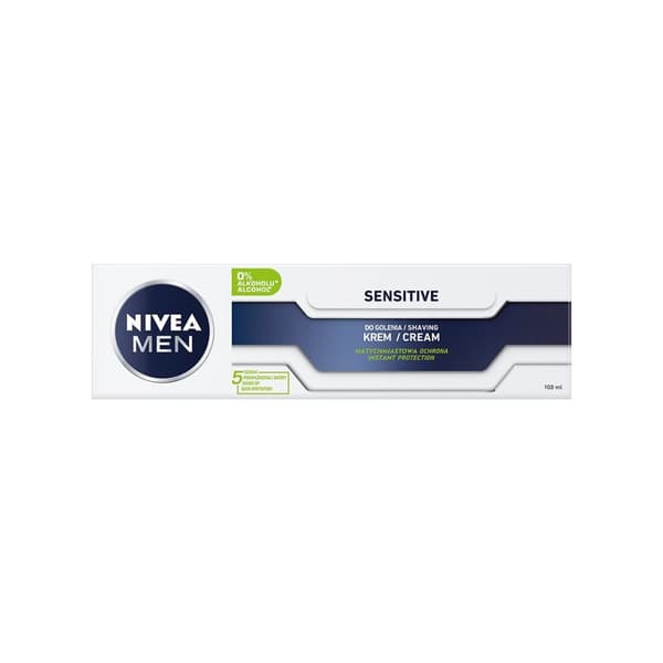 Nivea Sensitive Rakkräm för Män, Lugnande Formula - 100 ml