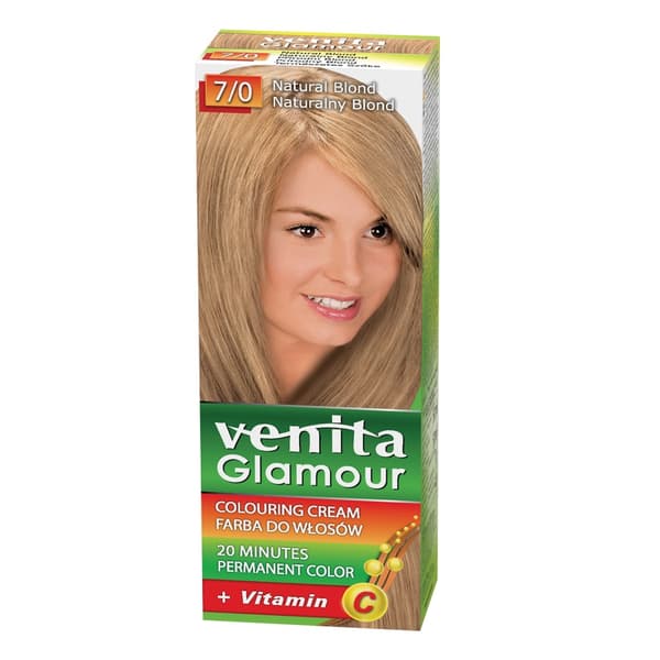 Venita Glamour Hårfärg 7/0 Naturlig Blond