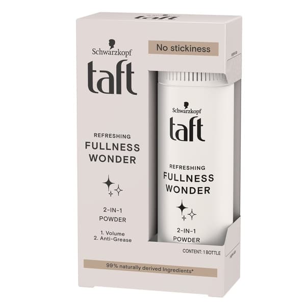 Taft Fullness Wonder 2w1 Hårpuder för Volym och Fräschör, 10g