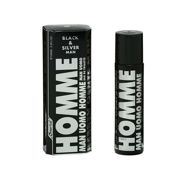 Omerta Svart & Silver Manlig Parfym, 100ml