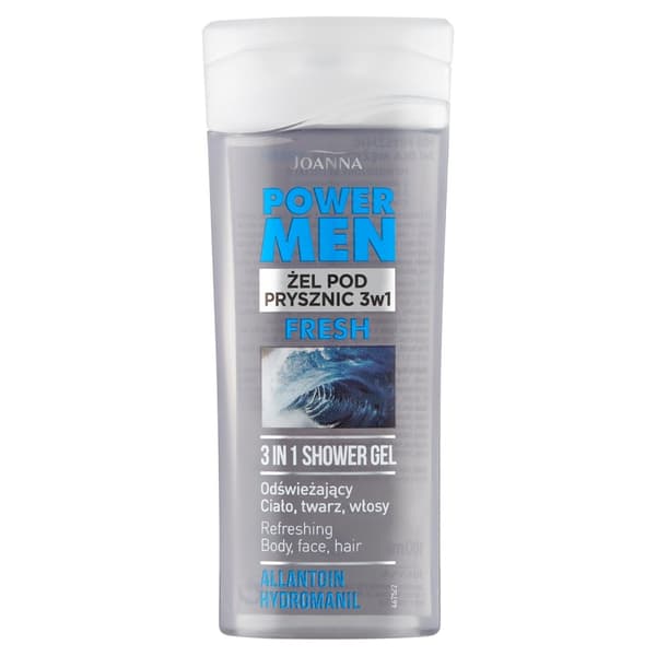 Joanna Power Men Frisk 3-i-1 Brusegelé, 100ml