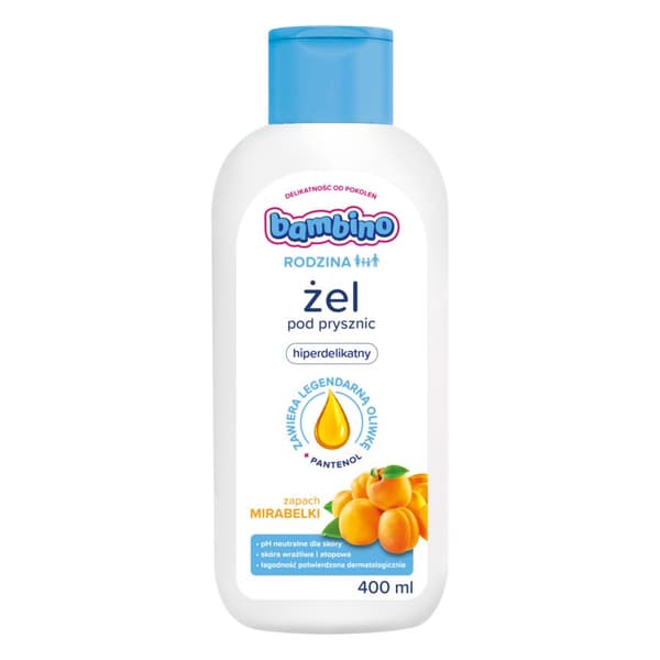 Familiebad Gel med Mirabelle, 400 ml