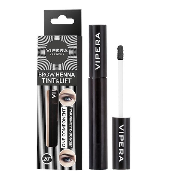 Vipera Henna TintT&LiftT Enkelkomponents brynfärg Mörkbrun, 5ml