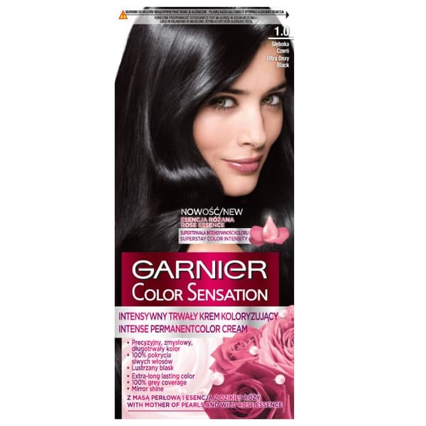 Garnier Color Sensation 1.0 Onyks Sort Hårfarve Creme
