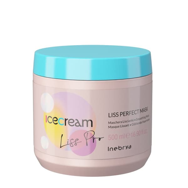 Inebrya Ice Cream Liss-Pro Hårmaske, Glattende, 500ml