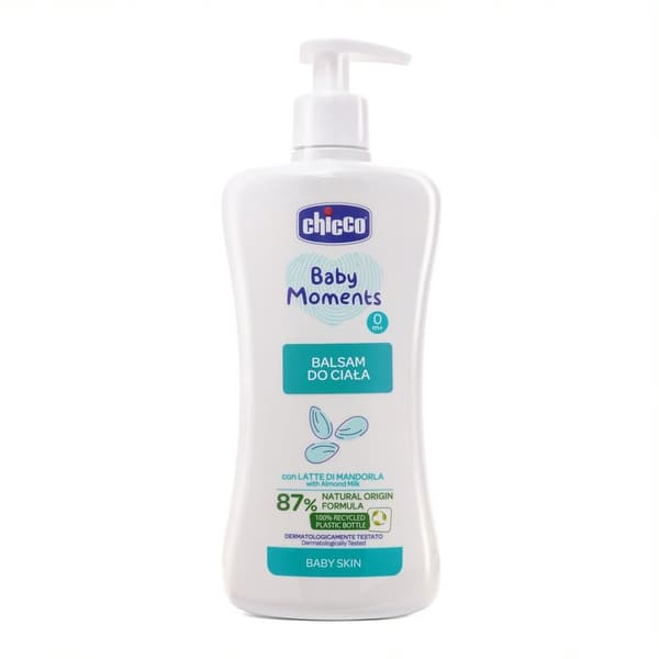 Chicco Baby Moments Kropsbalsam til spædbørn, 0m+, 500ml.