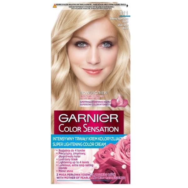 Garnier Farvefornemmelse Creme Farvning 111 Sølv Superlys Blond