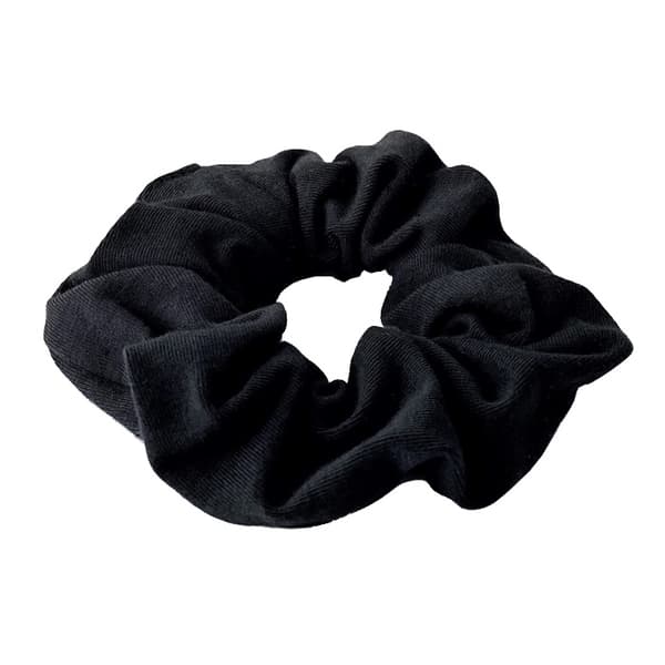 Anwen Økologisk Stof Scrunchie Hårelastik Sort