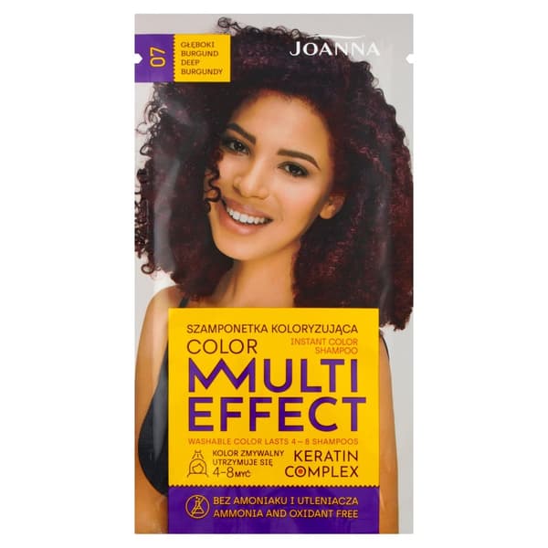 Joanna Multi Effect Värihoito 07 Syvä Burgund, 35g