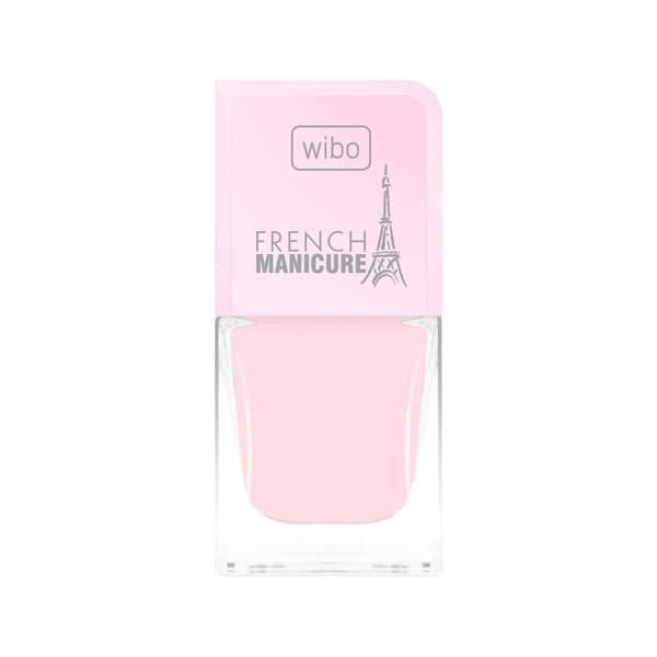 Vit Nagellack Wibo French Manicure, Naturlig Look - 8.5ml.
