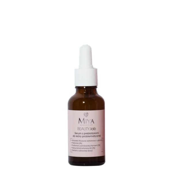 Serum Miya Skønhedslaboratorium med præbiotika - Hudpleje til problematisk hud, 30 ml