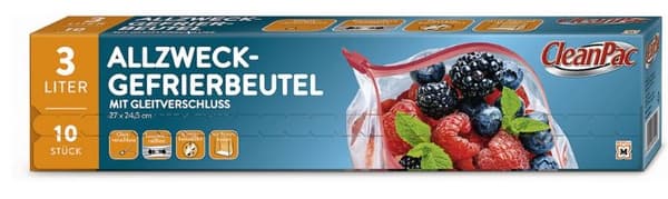 Universelle Fryseposer CleanPac, Sæt 10x 3L