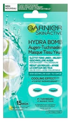 Garnier Hydration Eye Mask med Kokos - Importerad Från Tyskland