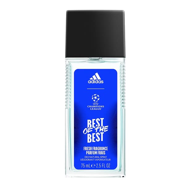 Adidas Uefa Champions League Deodorant, 75ml - Effektiv svett- och luktskydd för en fräsch och aktiv livsstil. Formulerad för att hålla dig fräsch hel