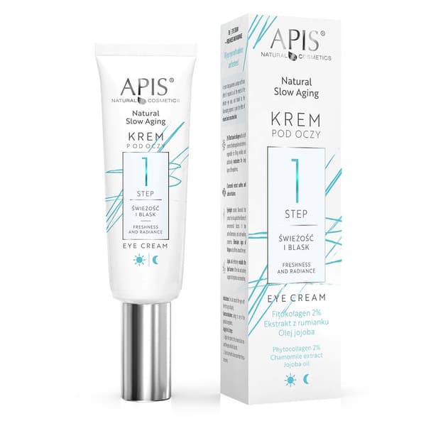 Apis Naturalskøn Alder Reducerende Øjencreme Trin 1 Friskhed og Glød, 15ml