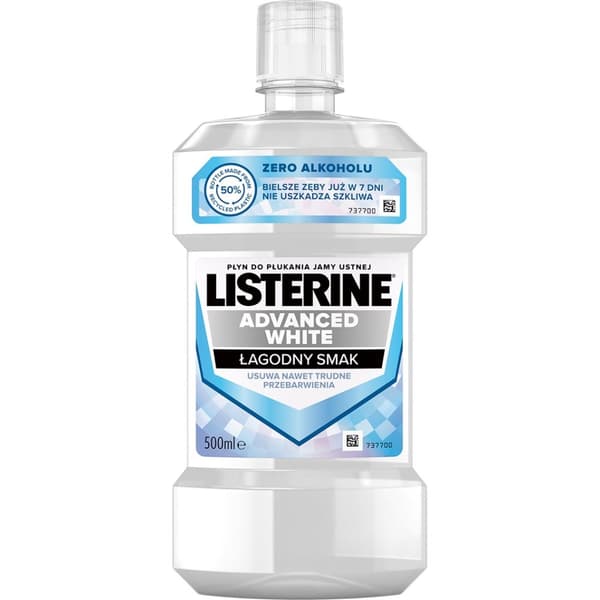 Listerine Avancerad Vit Munskölj, 500 ml