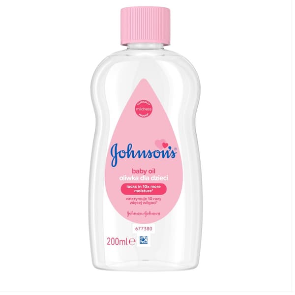 Johnson & Johnson Baby Mild Babyolja, 200 ml