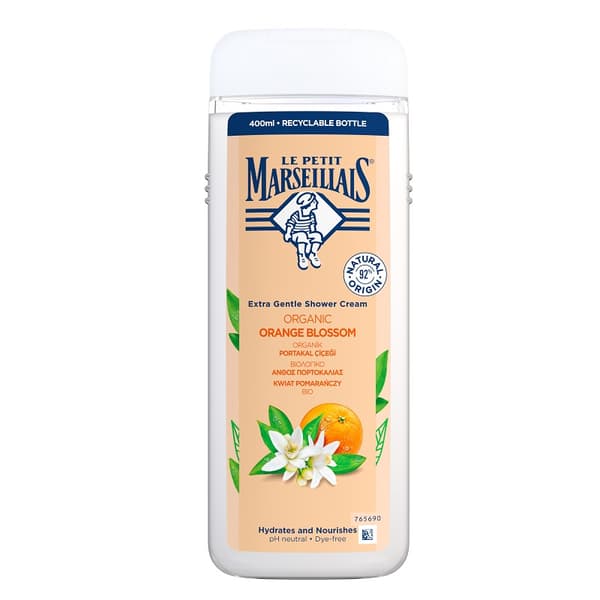 Le Petit Marseillais Økologisk Appelsinblomst Brusegel, 400 ml