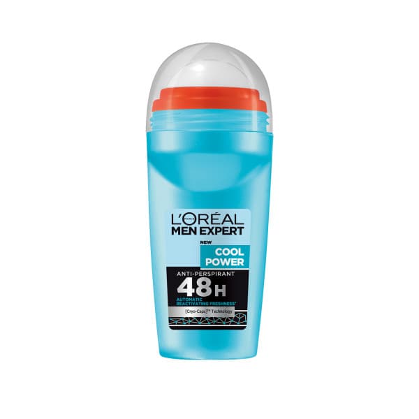 L'Oreal Paris Men Expert Cool Power Antiperspirant Roll-On, 50 ml