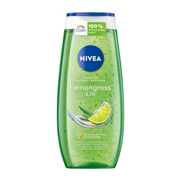 Nivea Suihkugeeli Sitruunaruoho & Öljy, 250 ml