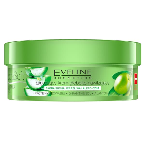 Eveline Cosmetics Ekstra Blød BIO Beroligende Ansigts- og Kropscreme med Dybdegående Fugt, 200 ml