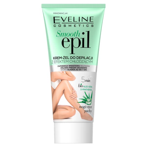Eveline Glat Epil Kølende Depilationscreme-Gel, 175 ml