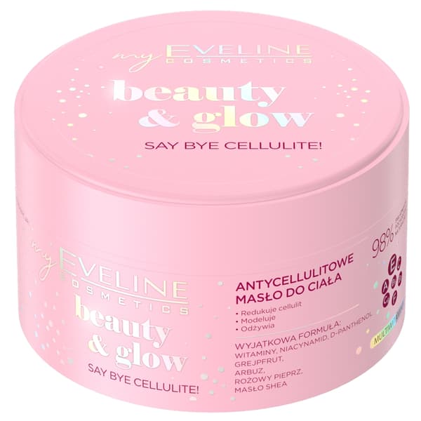 Eveline Cosmetics Skönhet & Glow Anti-cellulite Body Butter, 200 ml