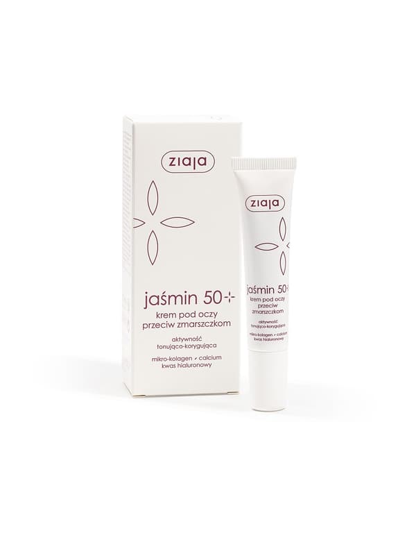 Ziaja Jasmin Anti-rynkkräm för ögon och ögonlock 50+, 15ml