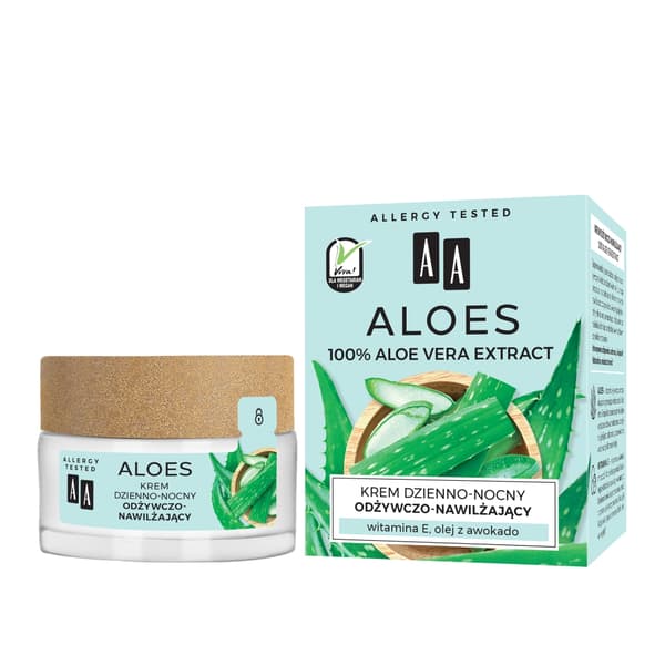 Oceanic AA Aloe Vera 100% Dag-Nattkräm Närande och Fuktgivande, 50 ml