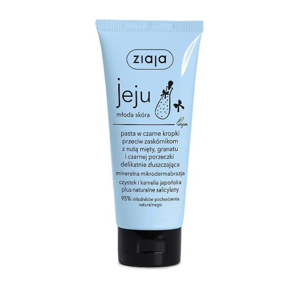 Ziaja Jeju Unga Hud Pasta med Svarta Prickar, 75 ml