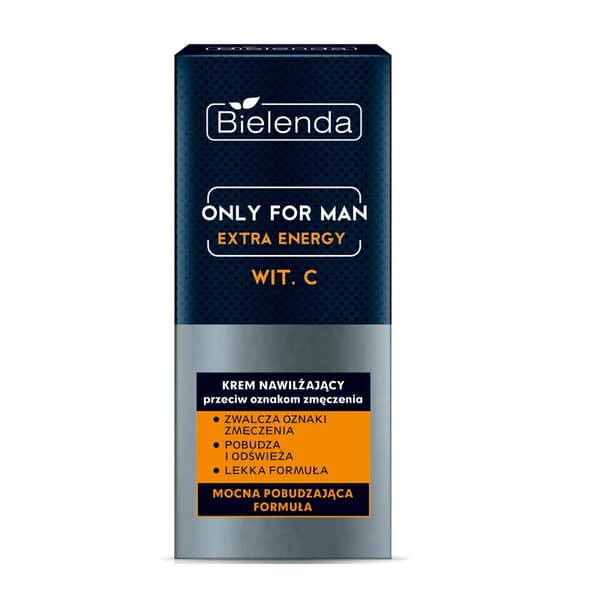 Bielenda Kun til Mænd Ekstra Energi Fugtighedscreme, 50 ml
